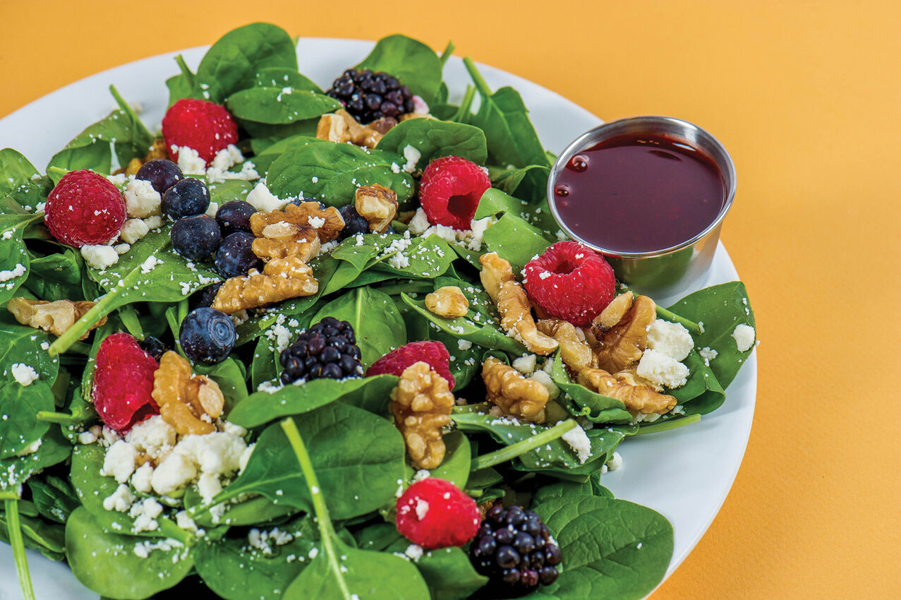 Salad and vinaigrette